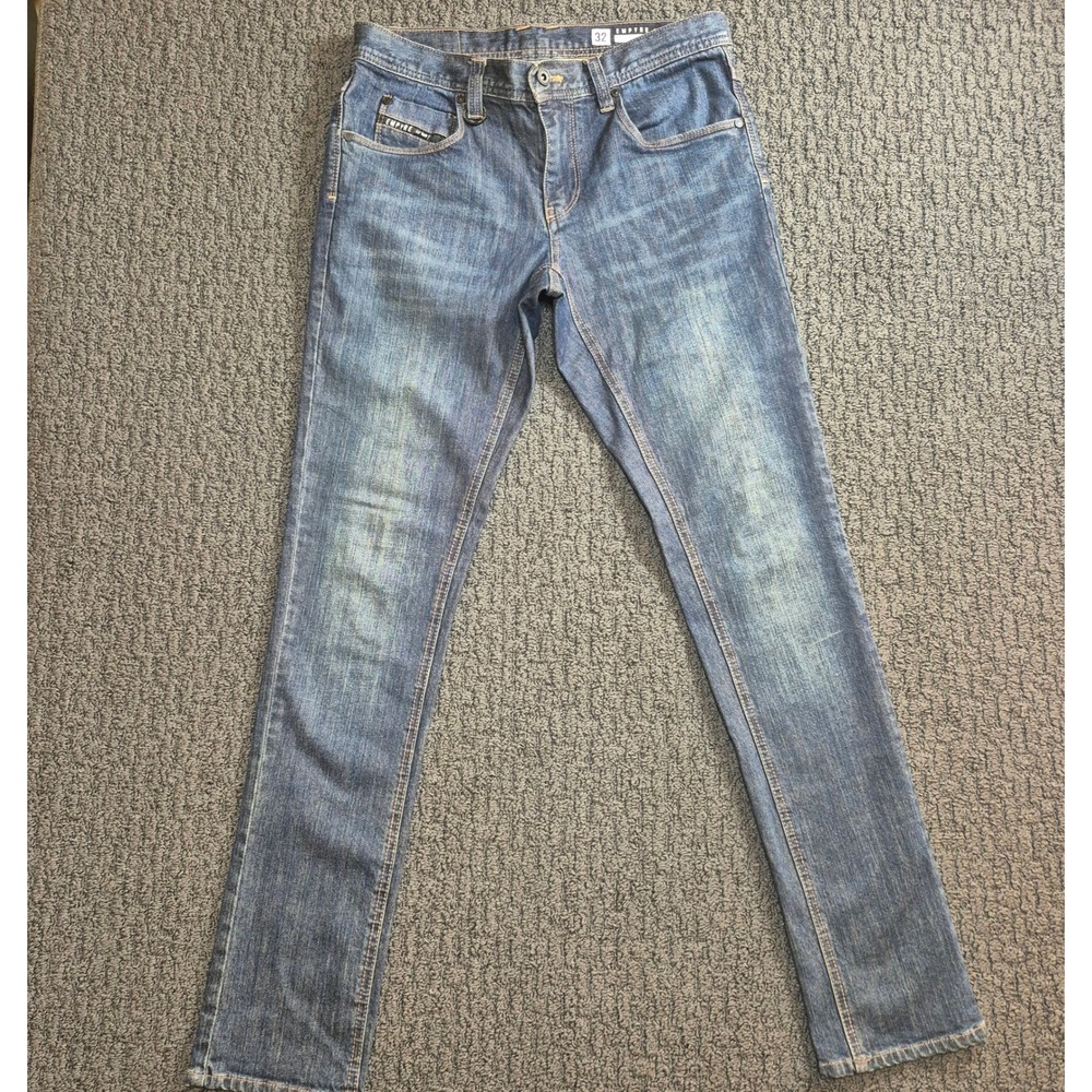 Empyre Recoil Super Skinny Jeans Mens 32 Blue Stretch Denim Skater Pants